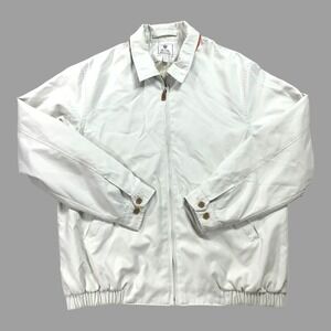 Peter Millar Bomber Jacket Mens XL Blue Harrington Bi Swing Nylon Lined Full Zip